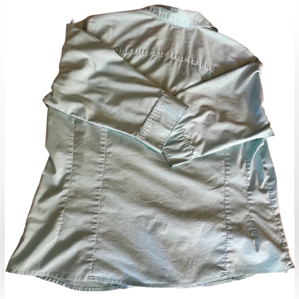 Basic Editions Light Blue Button Down Shirt - image 3